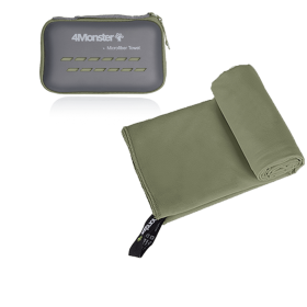 Camping Towels Super Absorbent; Fast Drying Microfiber Travel Towel; Ultra Soft Compact Gym Towel ; Sport Towel (Color: Army Green, size: M 50x100cm)